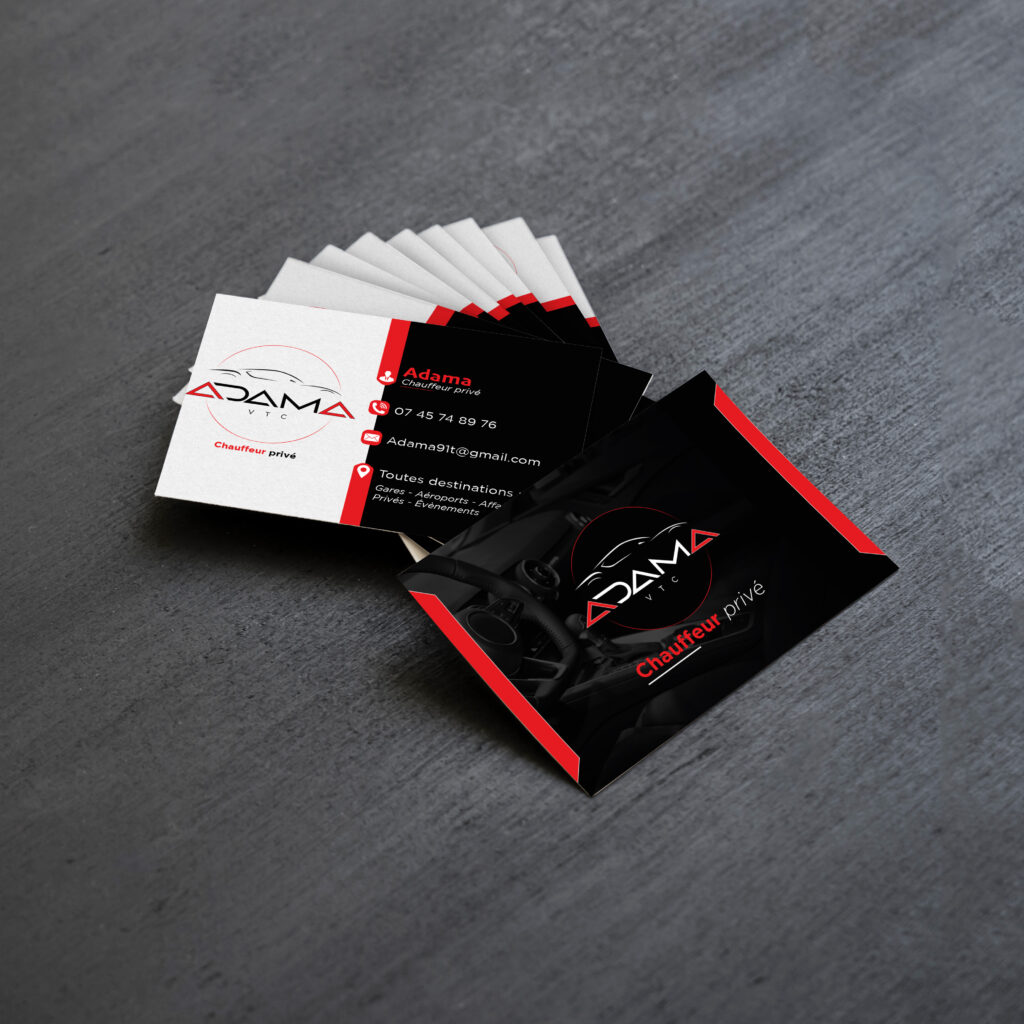 Carte de visite Adama VTC