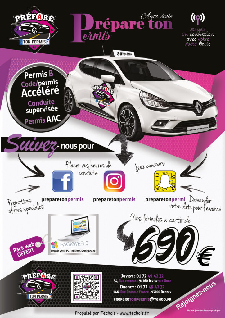 Flyer Prépare ton permis